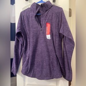 BCG Microfleece Pullover size Large Loganberry
